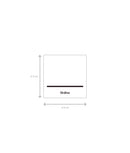 Set 4x20 etichete universale, albe, marker inclus