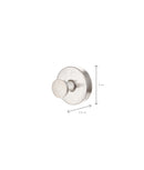 Set cârlige inteligente inox, montare fixă & ușoară, crom