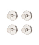 Set cârlige inteligente inox, montare fixă & ușoară, crom