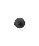 Set cârlige inteligente inox, montare fixă & ușoară, negru mat