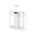Elektrický zásobník na filtrování vody, kompaktní, 3.5L, rukojeť, filtr v ceně