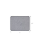 Set 2 plăci ultra absorbante, baie, modulare, diatomită, gri