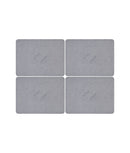 Set 4 plăci ultra absorbante, baie, modulare, diatomită, gri