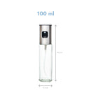 Set 2 pulverizatoare ulei și oțet, sticlă, capac inox