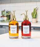 Set 24 etichete sticle sirop, albe, marker inclus