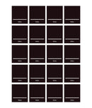 Set 2x20 etichete recipiente alimente uscate, negre, marker inclus