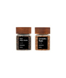 Set 50 etichete recipiente condimente, negre, marker inclus