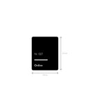 Set 50 etichete recipiente condimente, negre, marker inclus