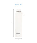 Sticlă termos băuturi, inox, 750ml, cream