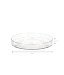 Tavă rotativă Lazy Susan, frigider, transparentă
