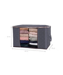 Set 3 huse depozitare haine, 90L