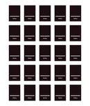 Set 4x24 etichete sticluțe condimente, negre, marker inclus